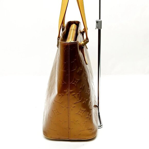 Louis Vuitton LV Hand Bag Houston Brown Vernis 360-053025 - Picture 4 of 13